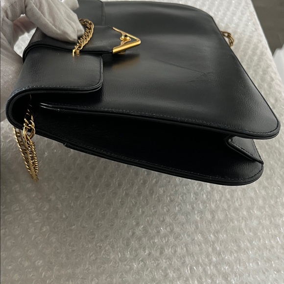 Cartier Inky Blue Leather Flap Bag Purse / Clutch - Picture 10 of 16